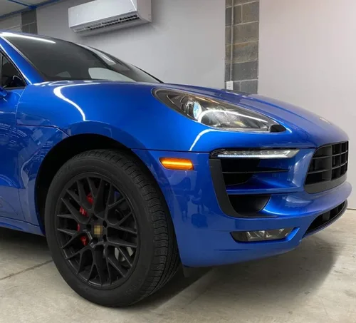 Vista 7 de iJDMTOY Kit de Luces Marcadoras Laterales de Parachoques LED Completas de Lente Transparente y Ámbar Compatible con Porsche Macan 2014-2024