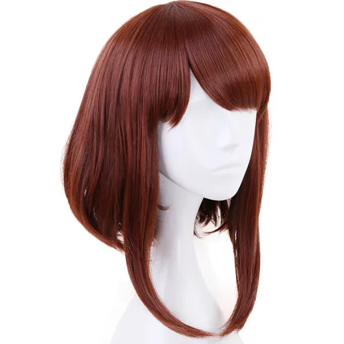 Vista 2 de Anogol - Gorra + Peluca azul de cabello lacio para cosplay