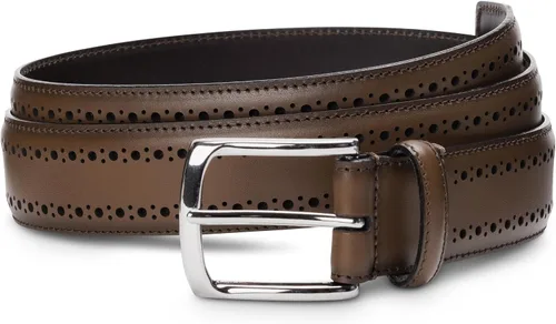 Vista 7 de Allen Edmonds Cinturón Manistee para hombre Negro