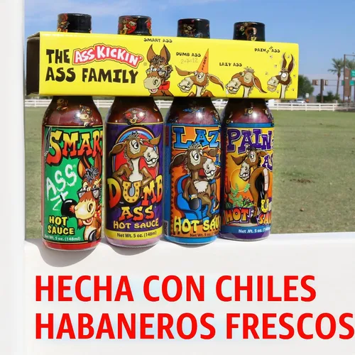 Vista 6 de ASS KICKIN' - Set familiar de salsa picante