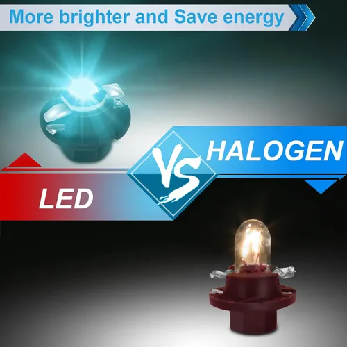 Vista 2 de Bombillas de Luces LED Azul Hielo para Panel de Instrumentos del Velocímetro Compatible con Camioneta Pickup Do-dge Ram 1500 2500 3500 2002-2006