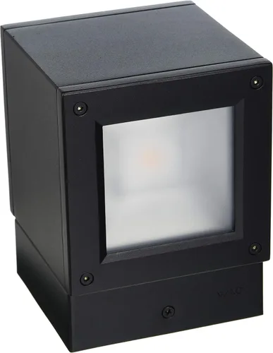 Vista 11 de WAC Lighting WS-W2505-AL Rubix - Lámpara de pared LED para exteriores, doble luz, 3000K, aluminio cepillado