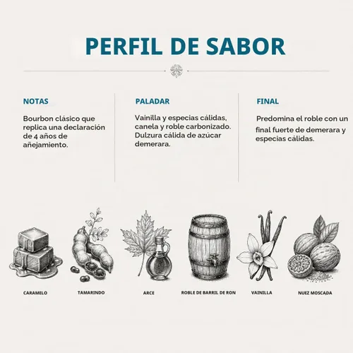 Vista 3 de BARE Zero Proof® Whisky Bourbon Alternativa al whisky bourbon Espíritu sin alcohol Alternativa de alcohol Cóctel sin alcohol Prueba cero
