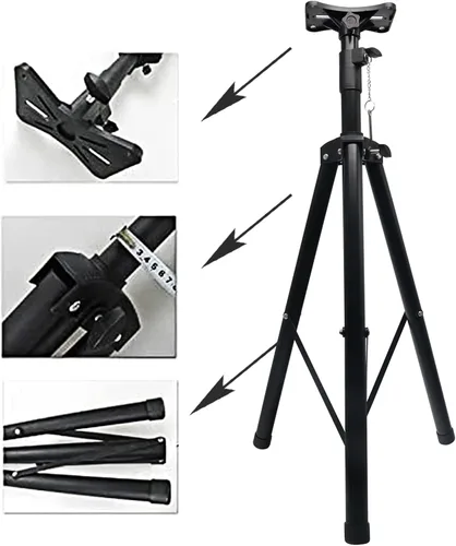 Vista 2 de Trípode portátil ultra grande del marcador electrónico, 37.4-74 pulgadas, ajustable