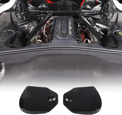 Vista 15 de Daeiclru Cubiertas de torre de puntal trasero compatibles con Chevrolet Corvette C8 2020-2023, cubierta de torre de ABS que absorbe los golpes