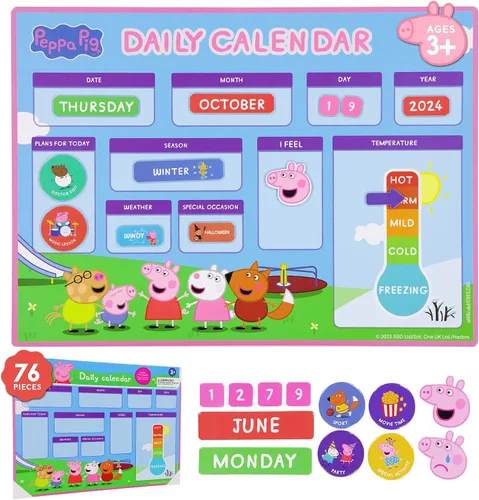 Vista 9 de Peppa Pig Tablero Ocupado para Niños Pequeños – Juguetes Montessori para niños de 1, 2, 3, 4 años, Tablero Sensorial de Actividad Educativa