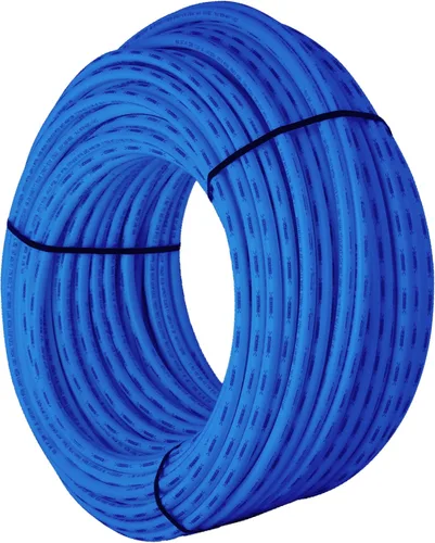 Vista 15 de SharkBite 1/2 pulgada x 100 pies azul PEX-B, tubería de agua flexible PEX para fontanería, U806B100