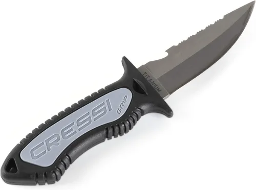 Vista 3 de CRESSI Cuchillo de buceo versátil para buceo, esnórquel, pesca submarina The Grip