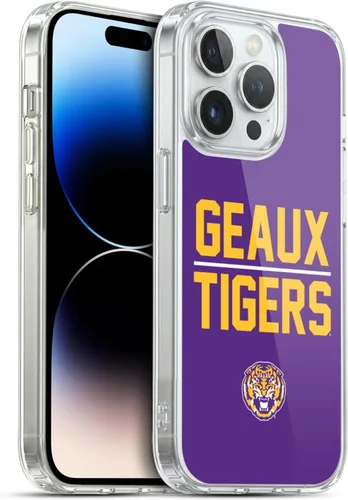 Vista 51 de Head Case Designs Funda de gel suave con licencia oficial de la Universidad Estatal de Louisiana LSU Camou compatible con Apple iPhone 7 Plus/iPhone