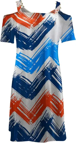 Vista 3 de Vestidos casuales de verano para mujer, cumpleaños, vacaciones, vestido largo fluido, para mujer, para el trabajo, tropical, vintage, sexy, vestidos