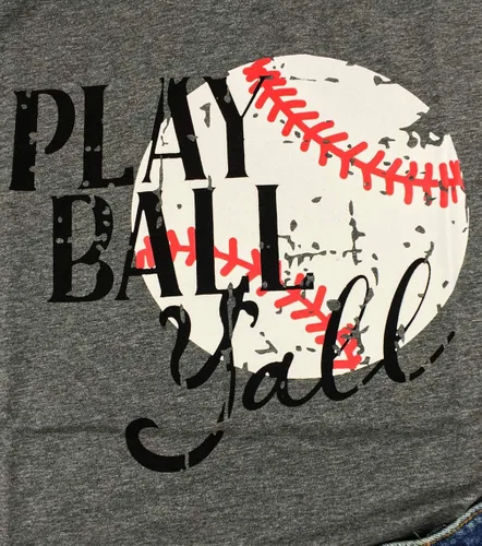 Vista 4 de DUDUVIE playera informal con texto en inglés Lets Do This Boy