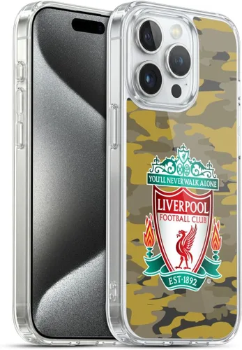 Vista 95 de Head Case Designs Funda de gel con licencia oficial del Liverpool Football Club Away Colourways Crest Camou [protección de grado militar] compatible