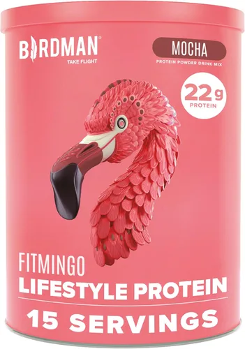 Vista 12 de BIRDMAN Fitmingo Proteína vegana en polvo con inositol, potenciadores de colágeno, ácido hialurónico y vitaminas Bajo en carbohidratos, sin