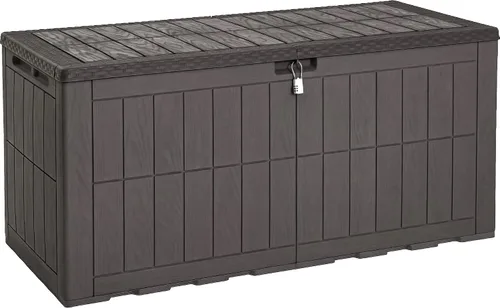 Vista 13 de YITAHOME Juego de 2 cajas de cubierta de 31 galones Negro
