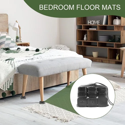 Vista 3 de Tefola Elevadores de cama ajustables para muebles, apilables, resistentes, bloques de elevación de cama cuadrados, elevadores de patas de escritorio