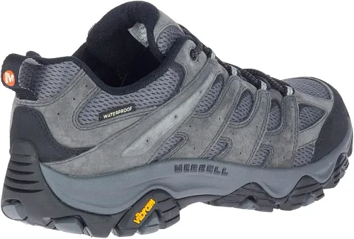 Vista 6 de Merrell Zapato de senderismo impermeable Moab 3 para hombre, Granite, 13 ancho