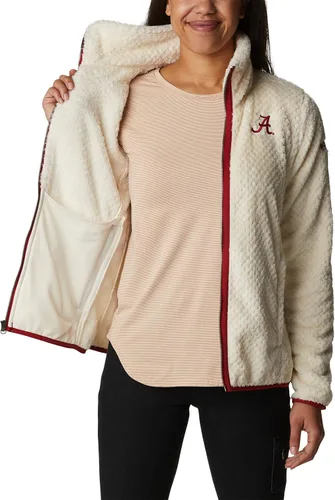 Vista 5 de Columbia Chaqueta de sherpa Collegiate Fire Side II con cierre completo para mujer