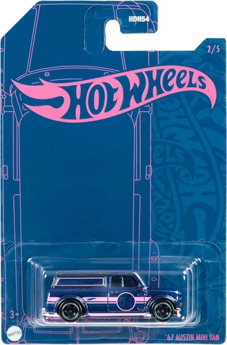 Vista 4 de Hot Wheels Pearl and Chrome 67 Austin Mini Van 2/5