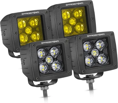 Vista 20 de OFFROADTOWN Arnés de cableado 2 cables para cubos LED Pods LED Negro