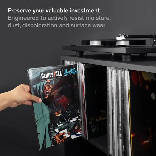 Vista 9 de Boundless Audio Fundas para discos de vinilo - 50 fundas exteriores premium para discos de vinilo - 32,39 cm x 32,39 cm, resistentes, de 3 mil