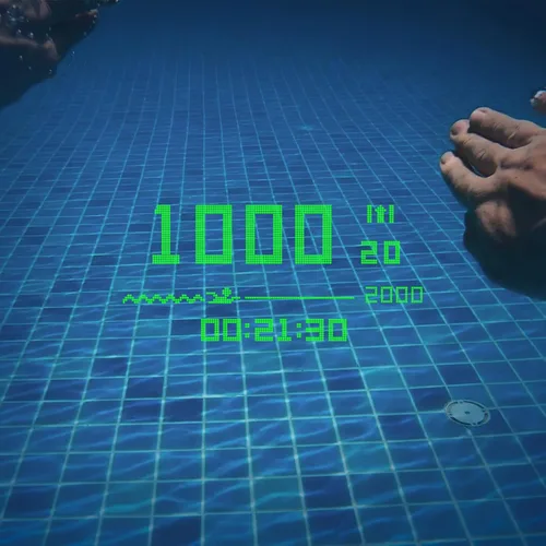 Vista 5 de Holoswim Gafas de natación inteligentes 2PRO, visualización en tiempo real AR, seguimiento de datos y planes de entrenamiento, gafas de natación