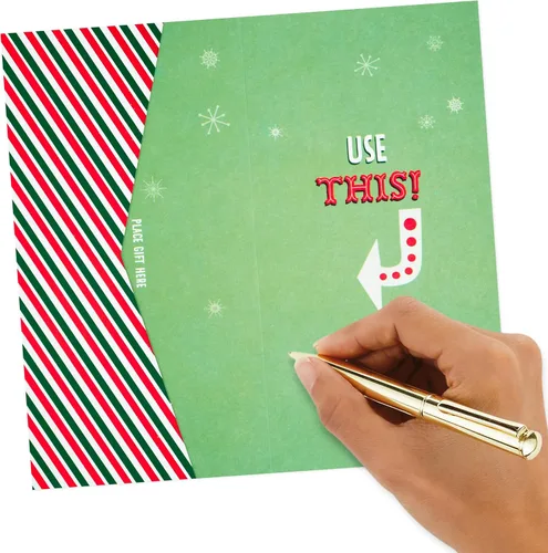 Vista 5 de Hallmark - Paquete de tarjetas de regalo o dinero de Navidad, una historia de Navidad (6 tarjetas festivas con sobres)
