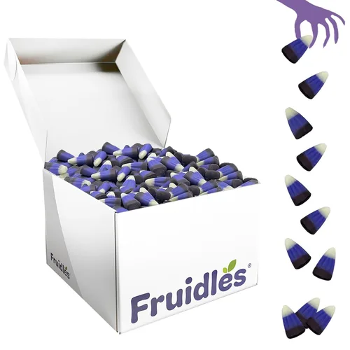Vista 16 de Fruidles Golosinas de maíz de caramelo de Halloween, aperitivos divertidos y festivos (1 libra, zapateros de moras)