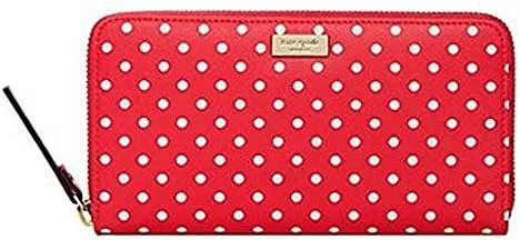 Vista 2 de Kate Spade Grant Street - Cartera de vinilo granulada Neda Desert Rose, Rojo