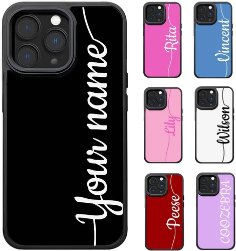 Vista 10 de COOZEBRA Fundas de teléfono personalizadas compatibles con iPhone 17, 16, 15, 14, 13, 12, 11 Pro Max, diseño personalizado para teléfono