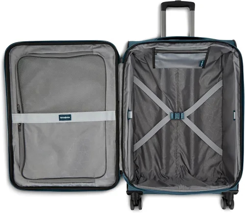 Vista 44 de Samsonite - Equipaje ligero y suave de la colección Ascella 3.0, con ruedas giratorias, Negro