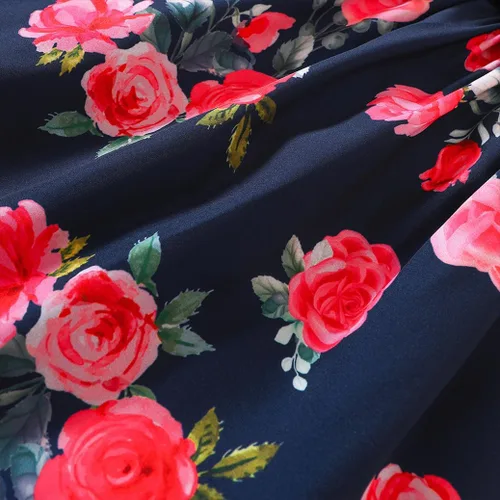 Vista 5 de VEOAY Vestidos casuales para niñas, para primavera, verano, otoño, lindo vestido de manga corta y manga larga, ropa de 1 a 8 años