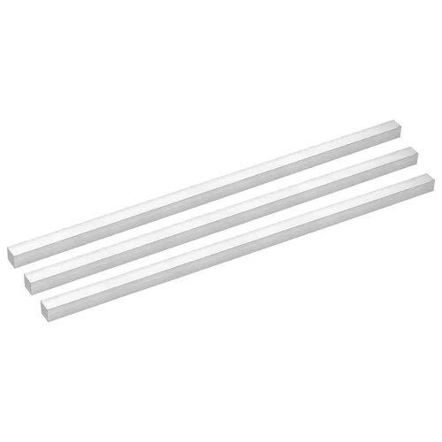 Vista 28 de uxcell Barra plana cuadrada de aluminio, 1-1/2" de espesor 1-1/2" de ancho 12" de longitud Barra cuadrada de aluminio 6061, placa plana de aluminio