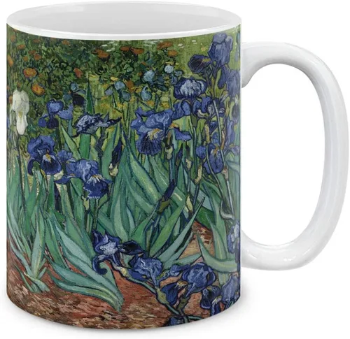 Vista 17 de MUGBREW Classic Art - Taza de café de cerámica de almendra Vincent Van Gogh, 11 onzas