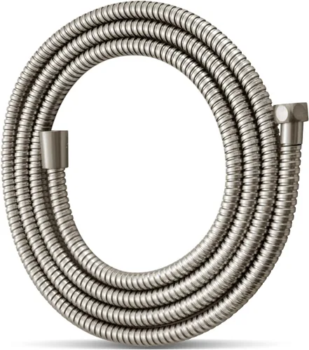 Vista 10 de OFFO Manguera de ducha, níquel cepillado de 48 pulgadas, sin torceduras, accesorio de manguera de ducha de mano galvanoplastia, manguera flexible