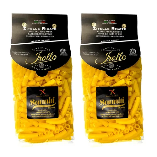 Vista 8 de Sanniti Pasta mixta artesanal sin gluten Ammischiata di Gragnano Importada de Italia, 17.6 oz