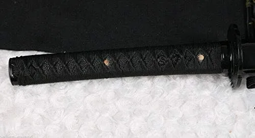 Vista 8 de Espada 41 & Mano Forjado Completo Negro 1060 Sharp Blade Real Japonés Samurai Katana Espada