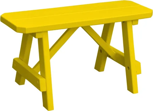 Vista 54 de Furniture Barn USA Pine - Banco tradicional de 2 pies, color negro