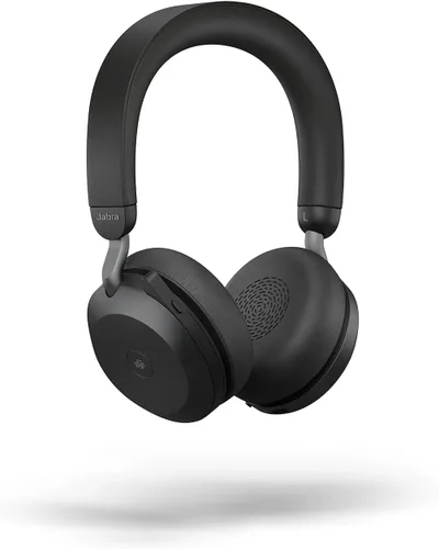 Vista 12 de Auriculares inalámbricos Jabra Evolve2 75 para PC con tecnología de 8 micrófonos - Auriculares estéreo de espuma dual con cancelación activa