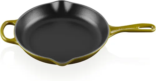 Vista 29 de Le Creuset Sartén de Hierro Fundido Esmaltado Signature con Mango de Hierro, 6.33", Cerise
