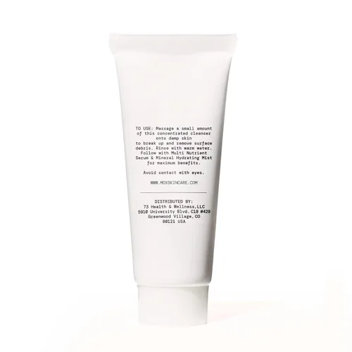 Vista 7 de Mox Limpiador facial hidratante de menta para el cuidado de la piel, tamaño de viaje (0.75 onzas), lavado facial exfoliante diario Desatasca