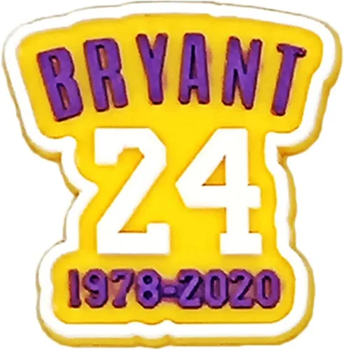 Vista 3 de SocaCharms Dijes de cocodrilo de baloncesto, 16 unidades, jugador de 24 zapatos para decoración de zuecos de PVC, lindos accesorios, zapatos