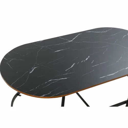Vista 3 de Mesa de Comedor DKD Home Decor Madera Cristal Hierro 99,5 x 50 x 40 cm