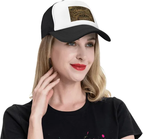 Vista 9 de Game Ouija Board Pattern Logo(1) Baseball Cap Women's Men Denim Hats Adjustable Mesh Casquette