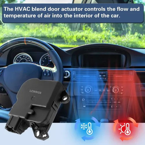 Vista 6 de Actuador de puerta de mezcla de calentador HVAC para Ford F-150 2009-2014, Ford Expedition 2010-2017, Lincoln Navigator 2009-2016, OE 604-252