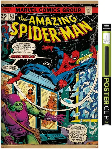 Vista 5 de Trends International Marvel Comics - Spider-Man - Portada #137 Póster de pared, 22.375" x 34", versión premium sin marco