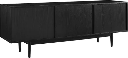 Vista 3 de Crosley Furniture Liam - Soporte para TV de almacenamiento de discos grande