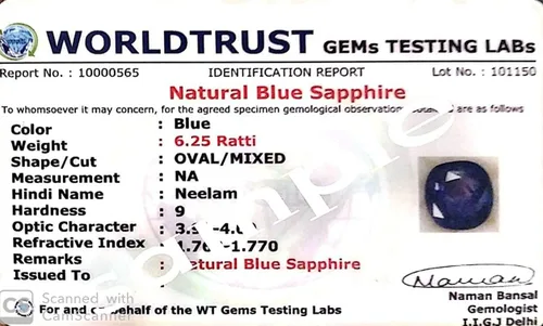 Vista 7 de LMDPRAJAPATIS Anillo de plata alemana de zafiro azul natural de 8.00 quilates para cada ocasión para hombres y mujeres, Gema, Zafiro azul