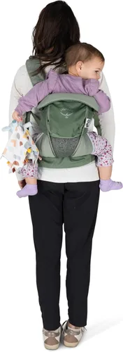 Vista 16 de Osprey Poco Soft - Portabebés convertible suave para recién nacidos - Cabestrillo ergonómico para niños pequeños