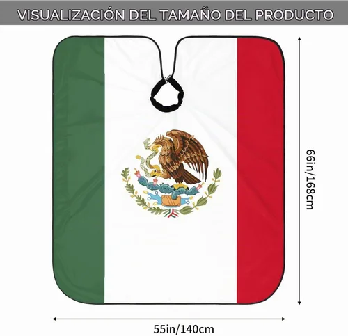 Vista 4 de Xianjing capa de barbero unisex personalizada, capas de corte de cabello personalizadas para salón, añade tu imagen kit de corte de cabello delantal
