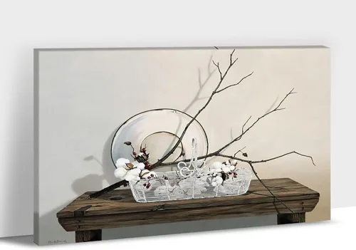 Vista 31 de Arte de pared de granja - Lienzo de arte de pared de margaritas con cita de Jesús, Hoy elijo fe, esperanza, amor, paz, alegría, pintura de flores